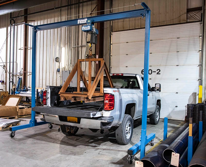 Grúa gantry vista 2