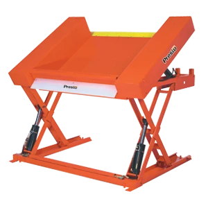 Mesa elevadora de piso industrial