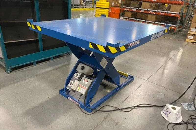 Mesa hidráulica vista 4